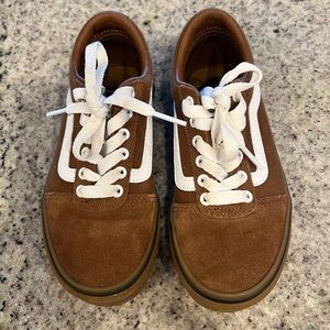 Youth size 12 Vans - Brown